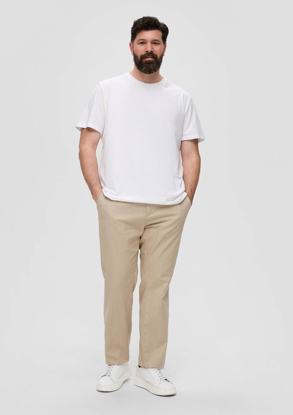 S.Oliver Relaxed: Hose Aus Leinenmix