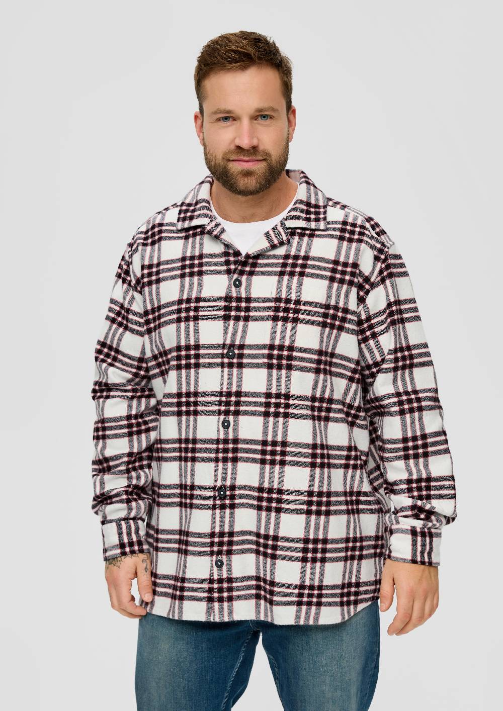 S.Oliver Relaxed: Overshirt Aus Baumwolle