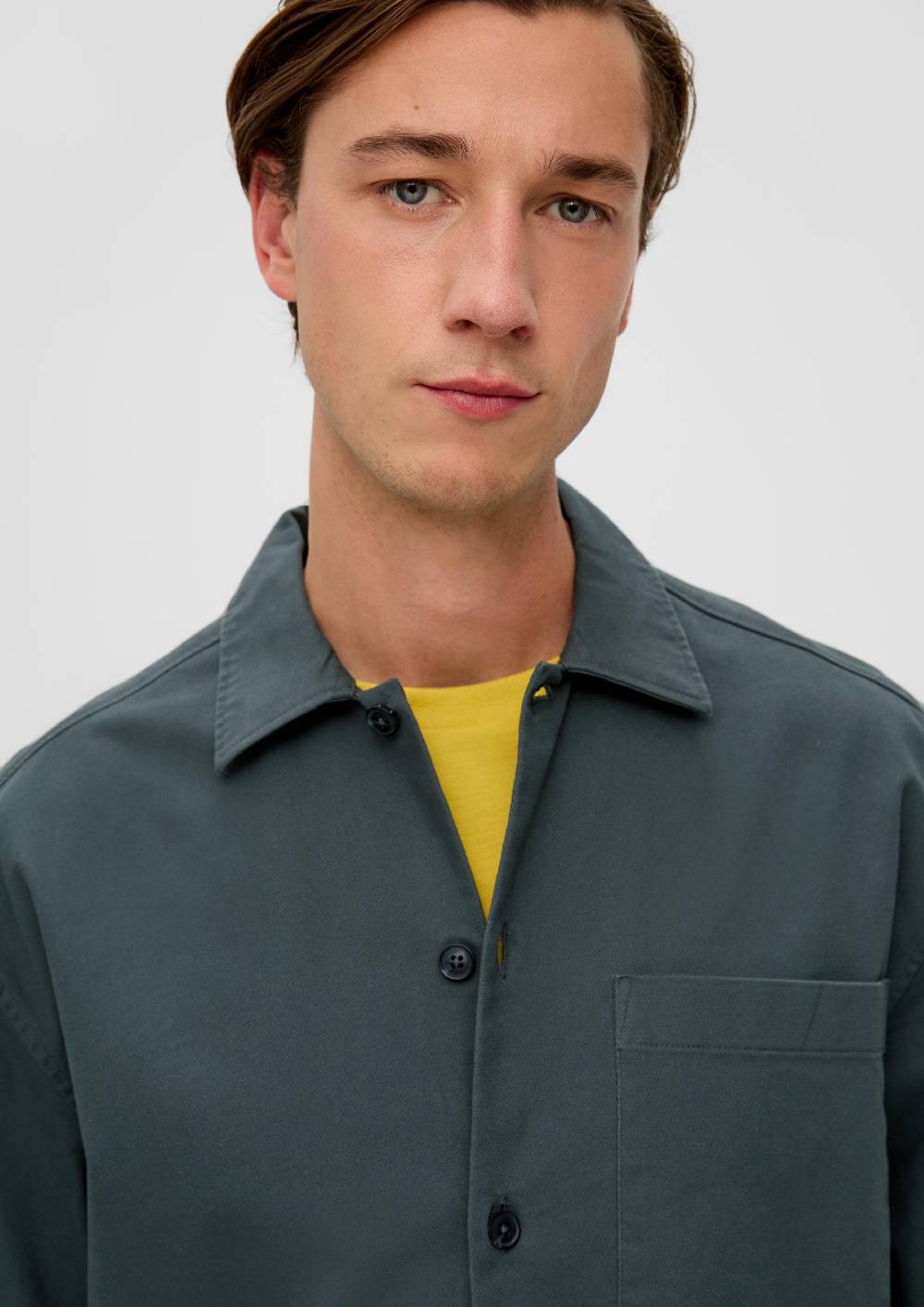 S.Oliver Relaxed: Overshirt Aus Baumwollstretch