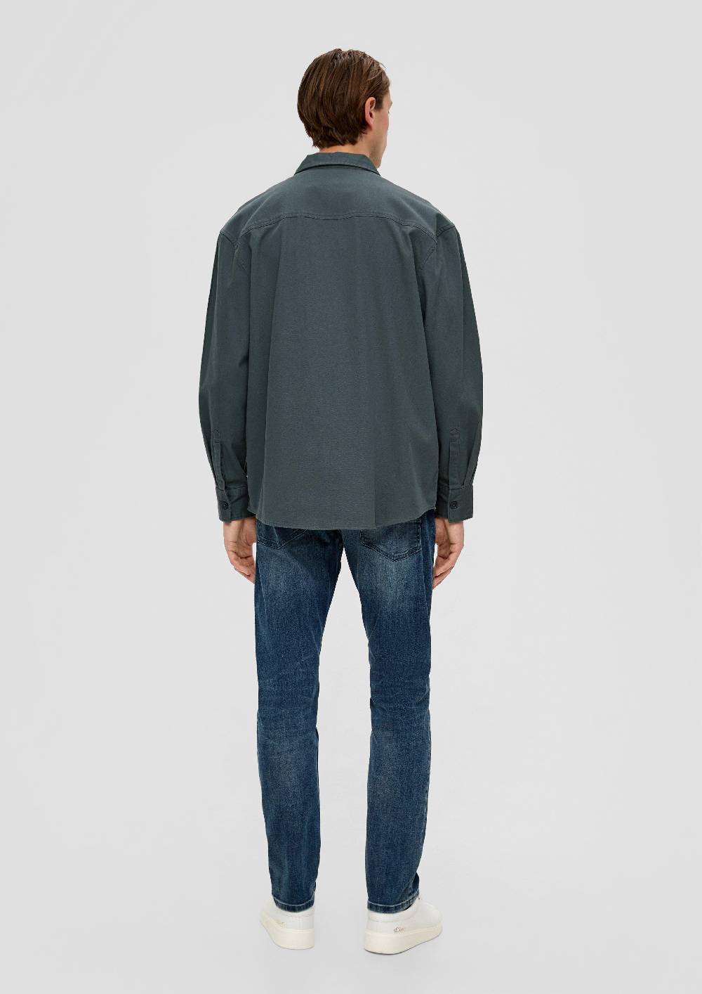 S.Oliver Relaxed: Overshirt Aus Baumwollstretch