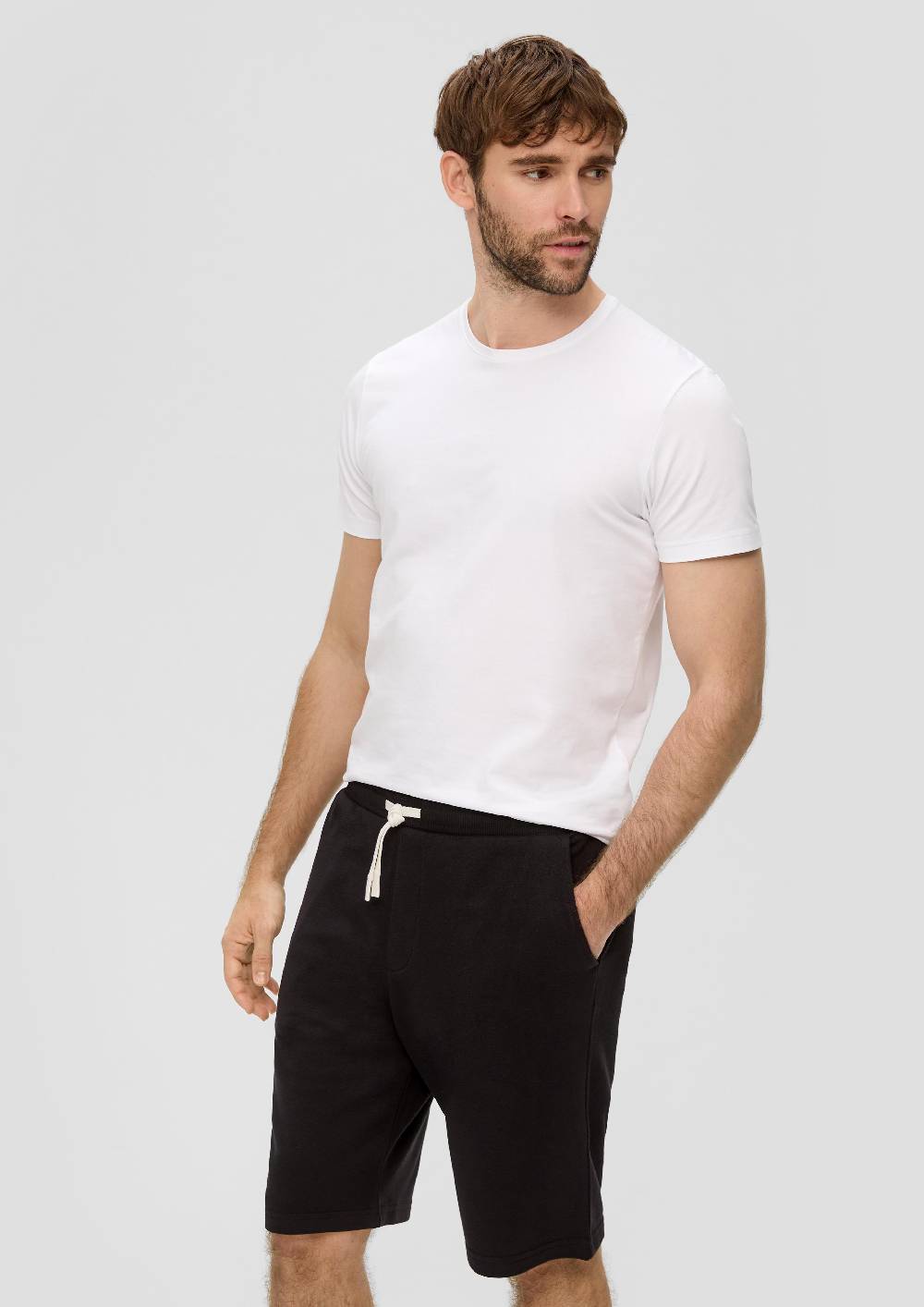 S.Oliver Relaxed: Sweat-Shorts Mit Elastikbund