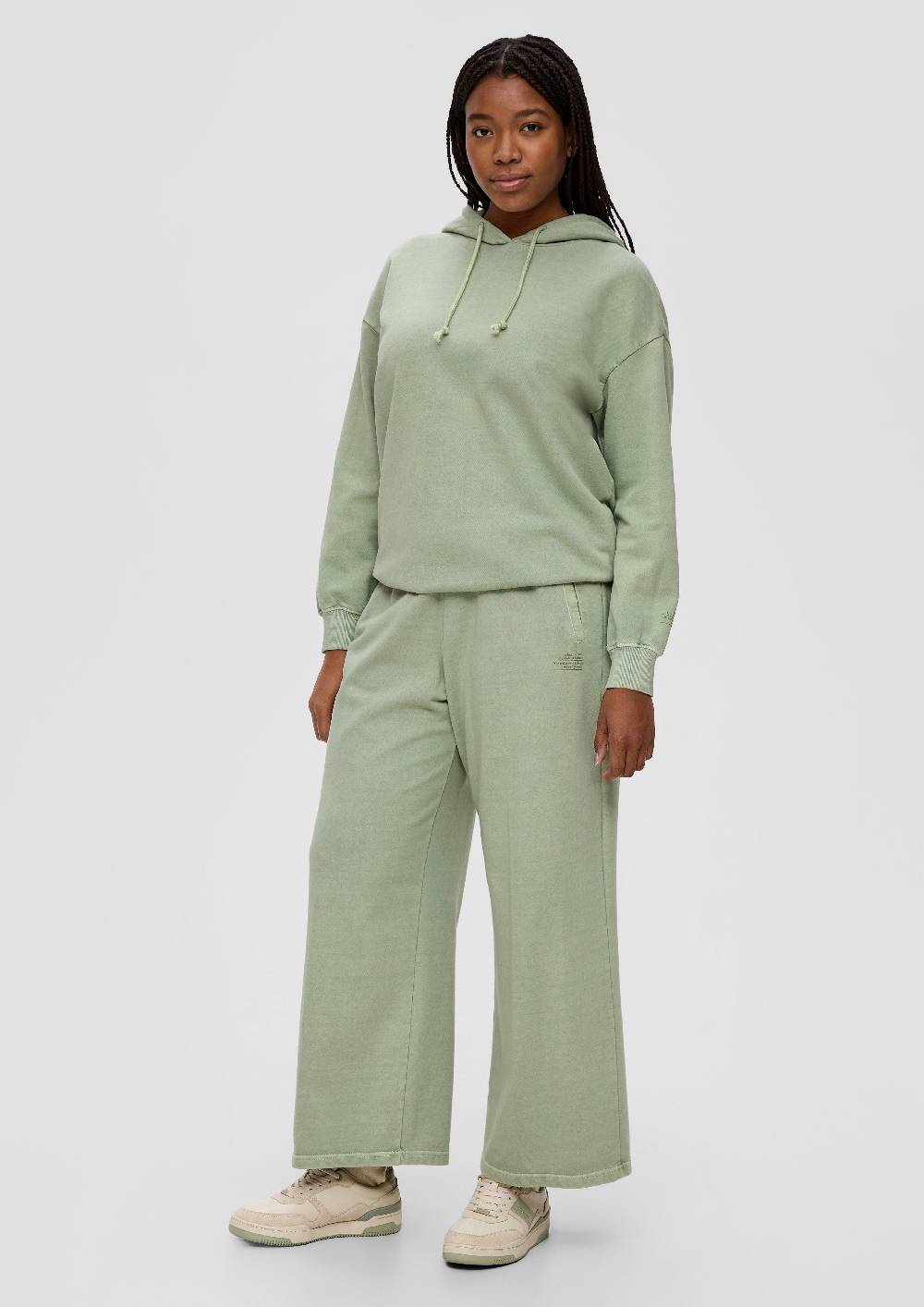 S.Oliver Relaxed: Sweathose Mit Print-Detail