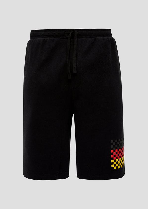 s.Oliver Relaxed: Unisex Bermuda mit EM-Print