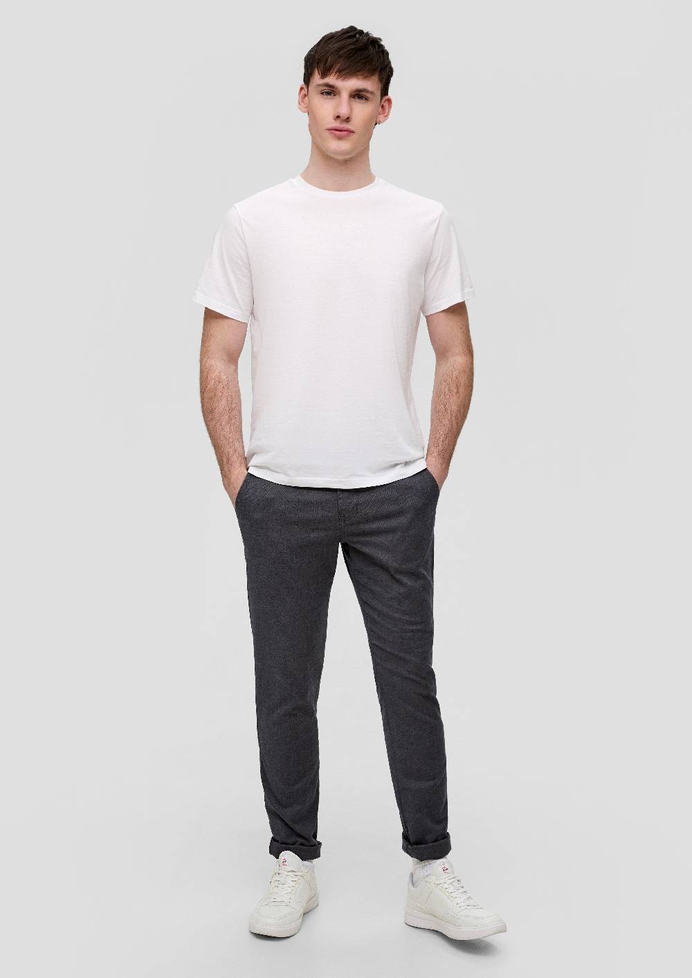 S.Oliver Rick: Hose Mit Dobby-Struktur