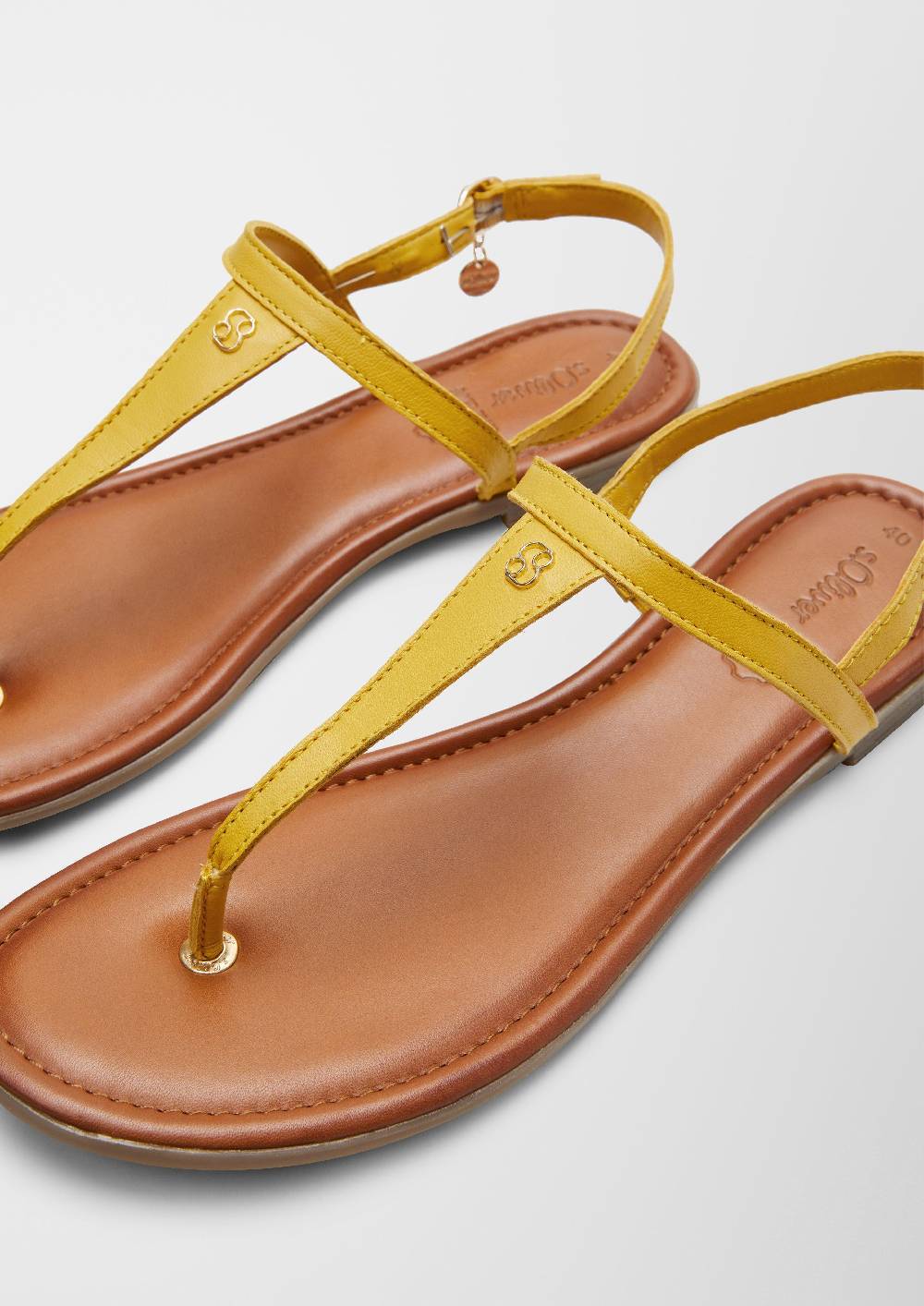 S.Oliver Riemchensandalen Aus Echtleder