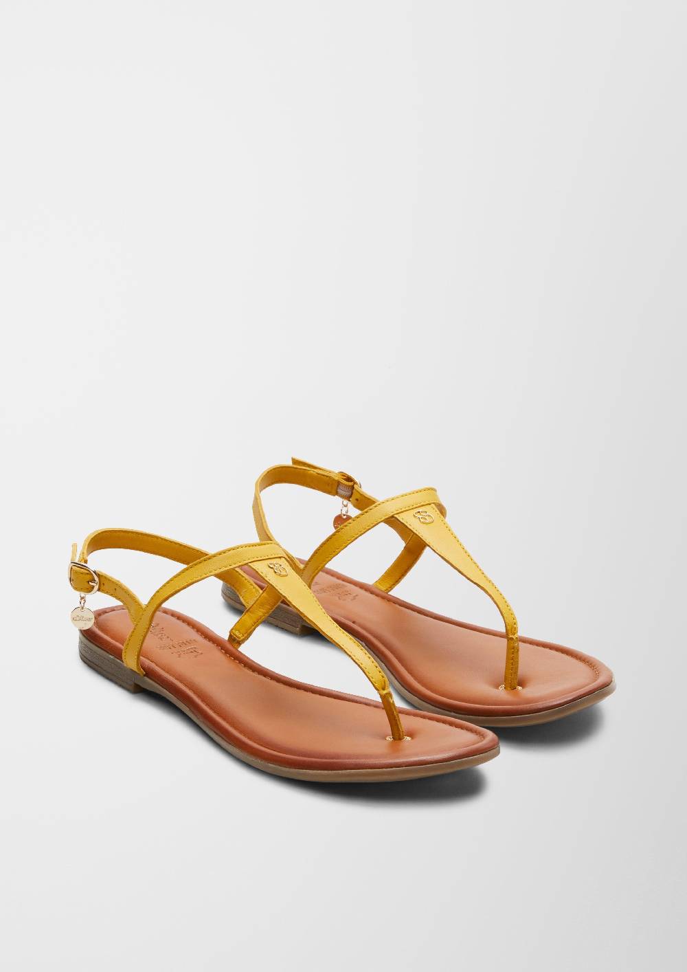 S.Oliver Riemchensandalen Aus Echtleder