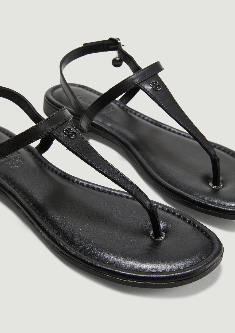 S.Oliver Riemchensandalen Aus Echtleder