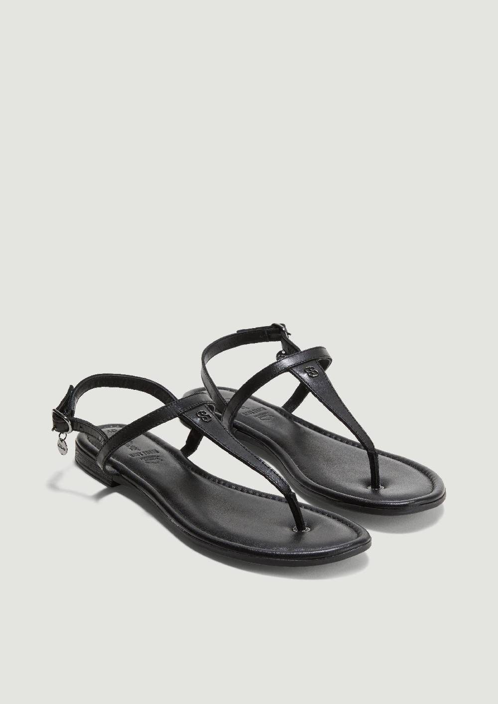 S.Oliver Riemchensandalen Aus Echtleder