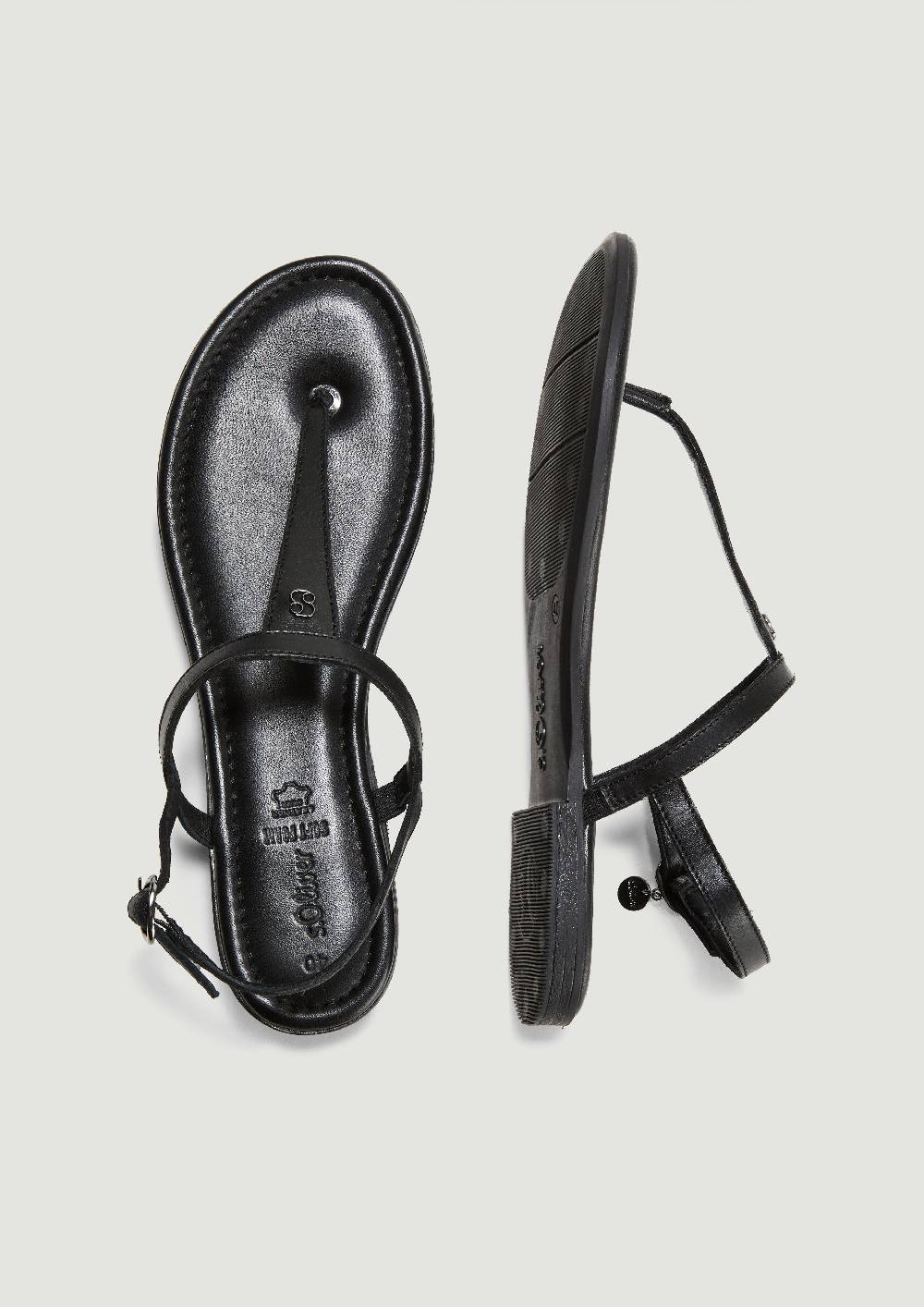 S.Oliver Riemchensandalen Aus Echtleder