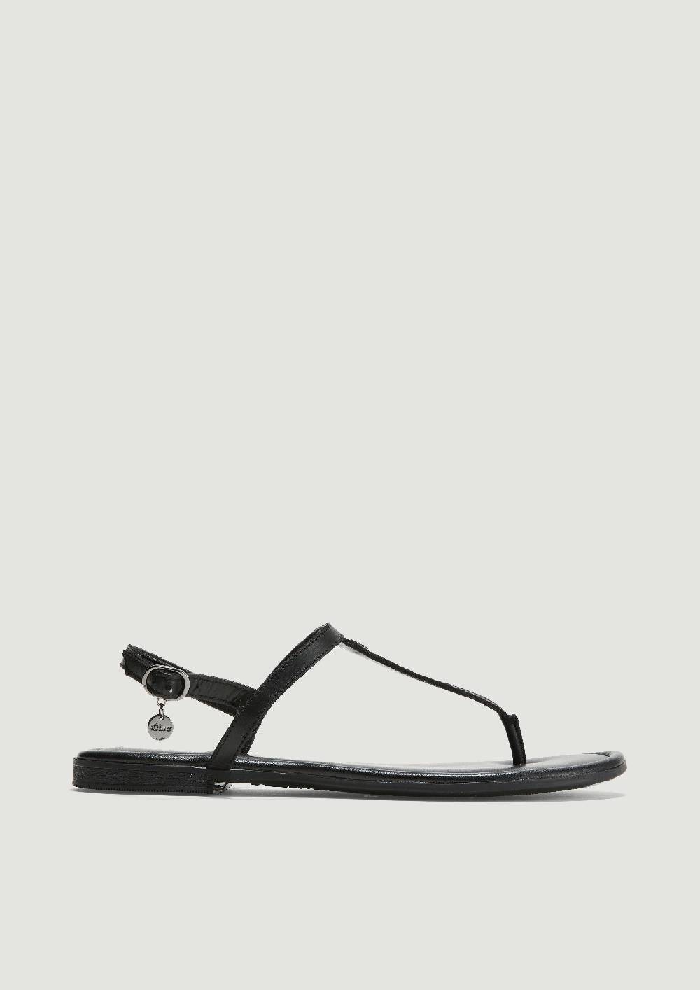 S.Oliver Riemchensandalen Aus Echtleder