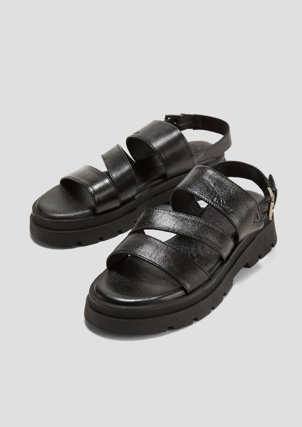 S.Oliver Riemchensandalen Aus Leder