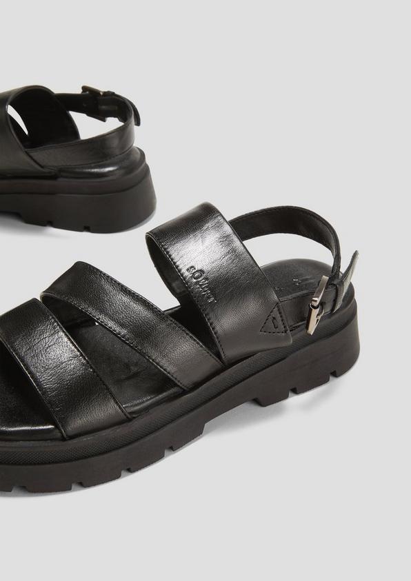 s.Oliver Riemchensandalen aus Leder