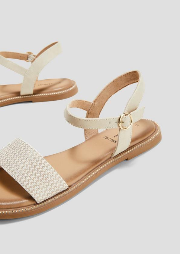 s.Oliver Riemchensandalen mit Glitzer-Details
