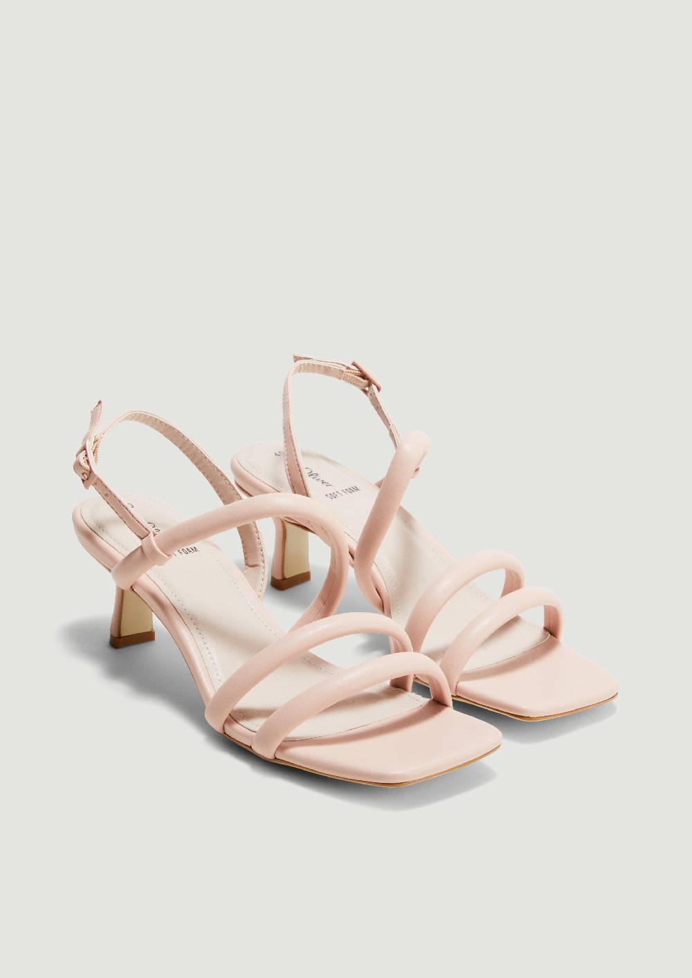 S.Oliver Riemen Sandalen Mit Pfennigabsatz