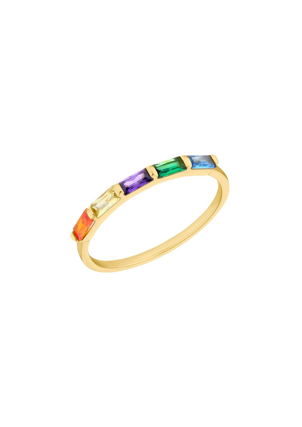 S.Oliver Ring 14ct Gelbvergoldet Silber 925