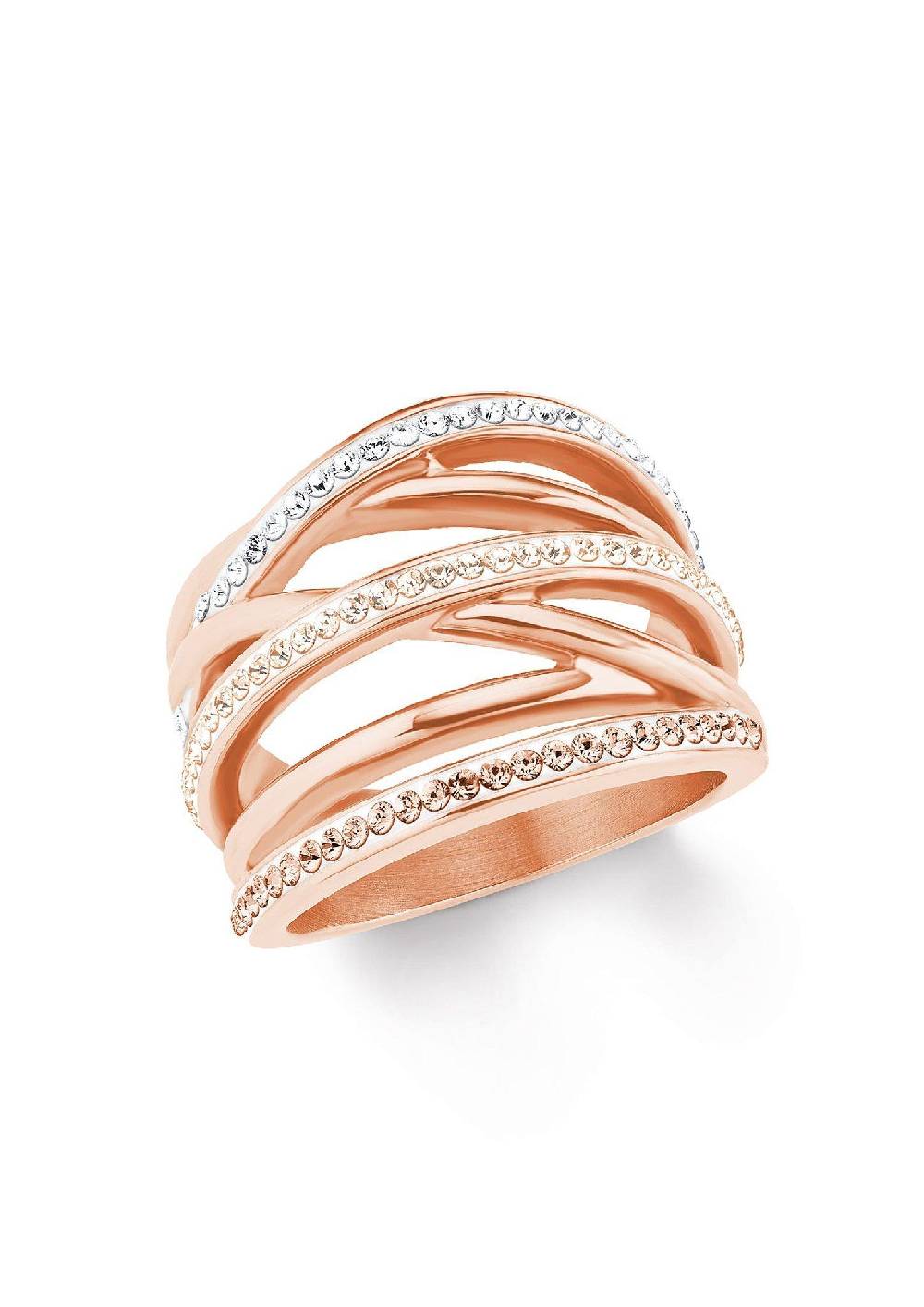 S.Oliver Ring IP ROSE Edelstahl