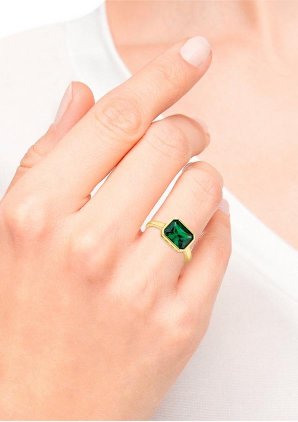 S.Oliver Ring Mit Schmuckstein