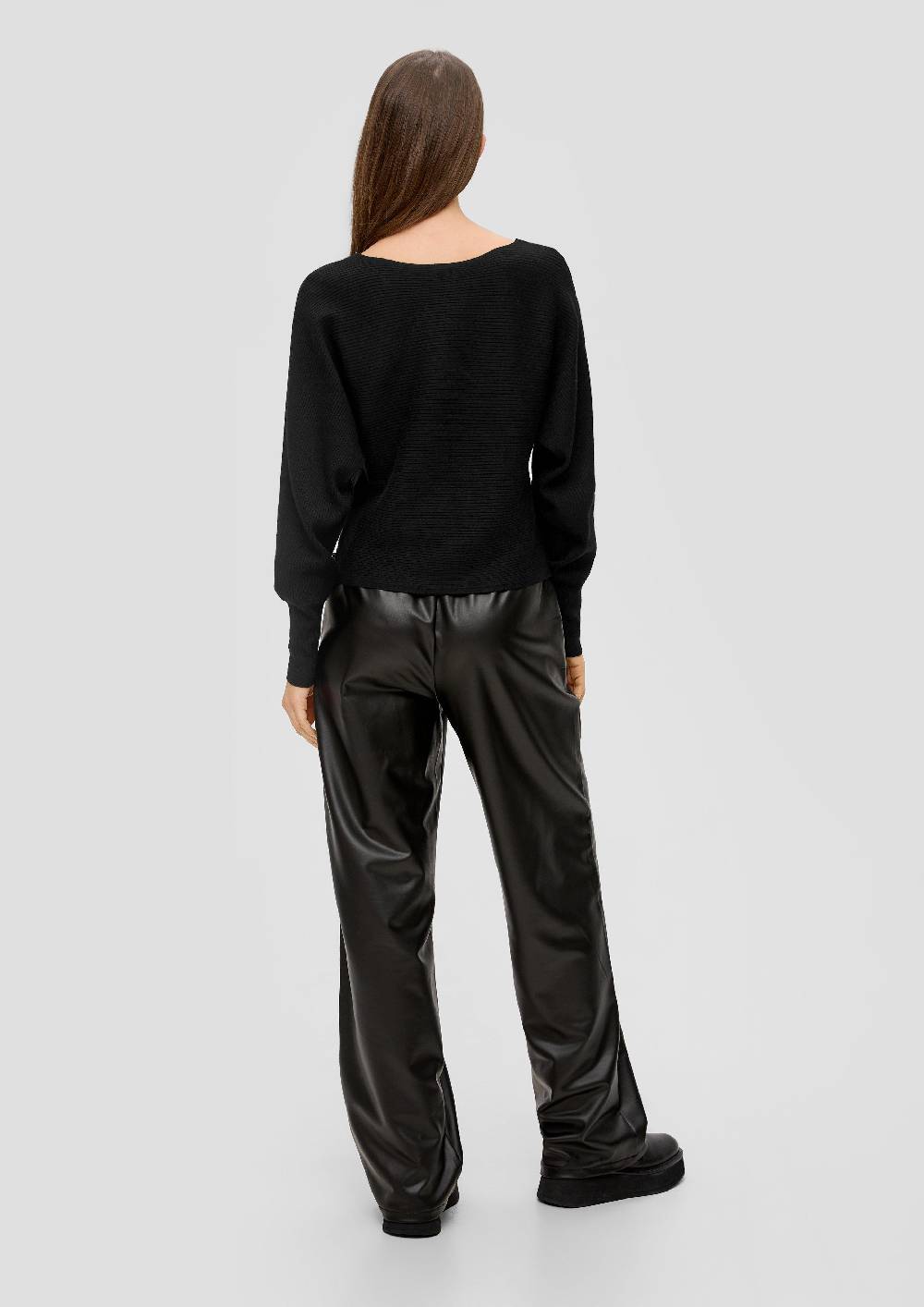 S.Oliver Rippstrickpulli Mit Fledermausarm