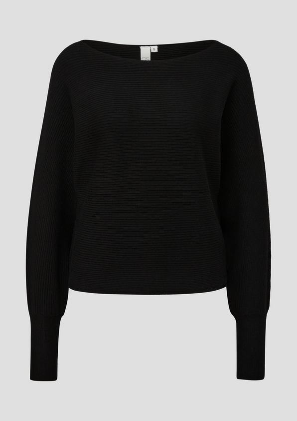 S.Oliver Rippstrickpulli Mit Fledermausarm