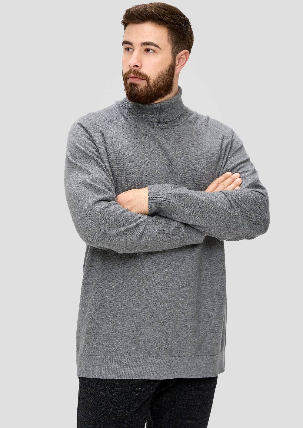 S.Oliver Rollkragenpullover Aus Baumwolle
