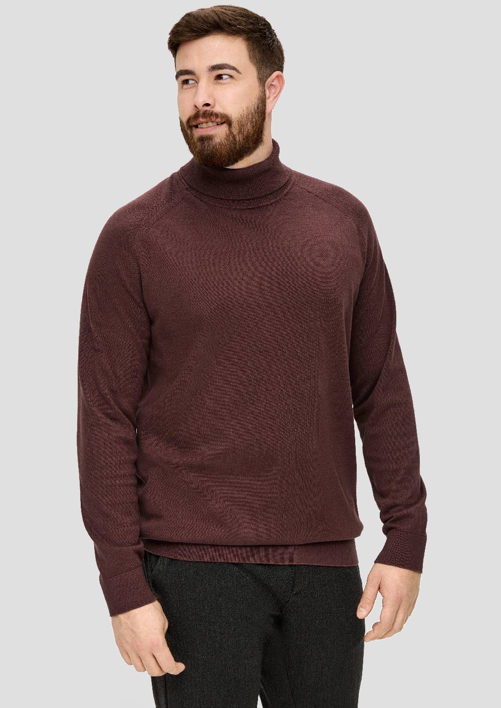 S.Oliver Rollkragenpullover Aus Baumwolle
