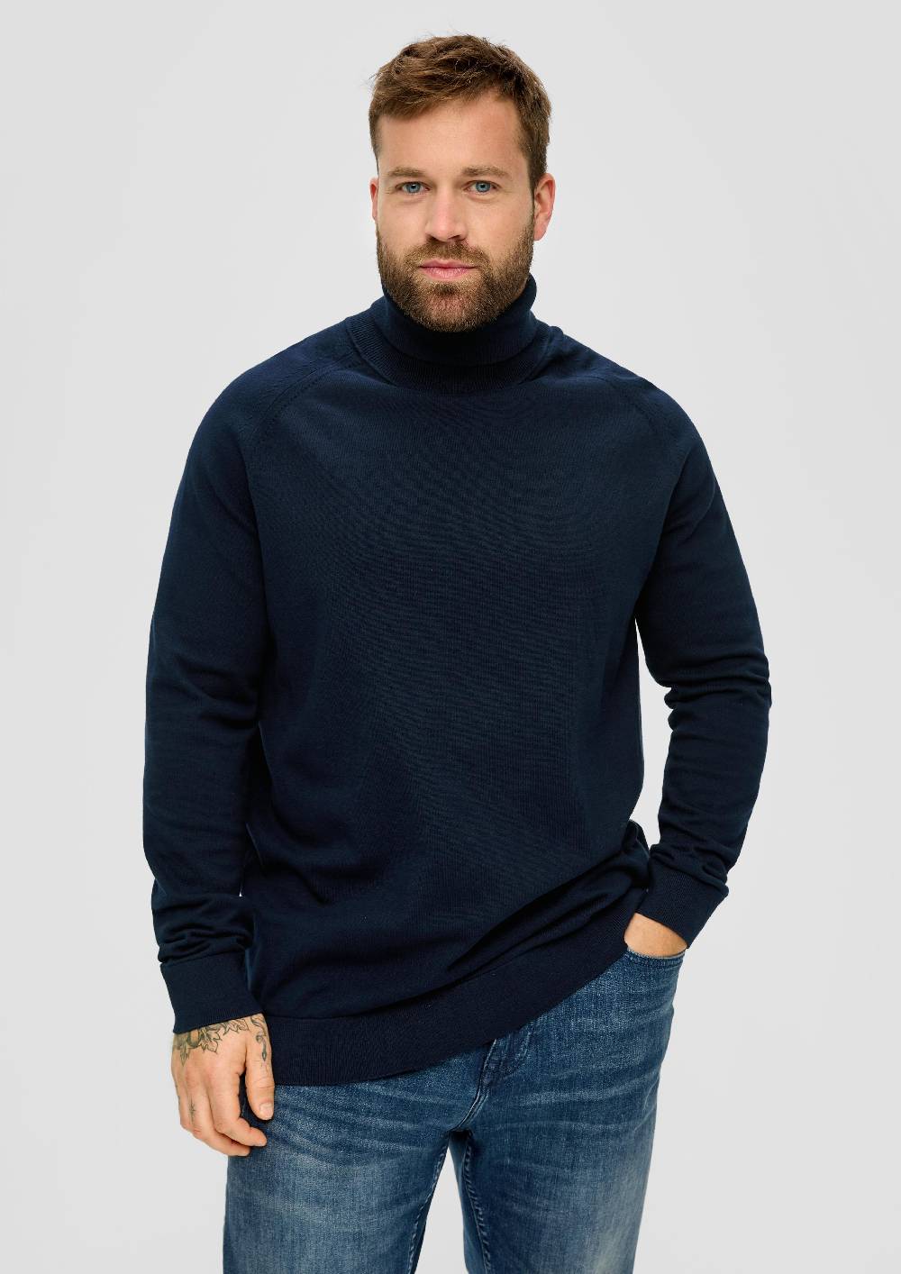 S.Oliver Rollkragenpullover Aus Baumwolle