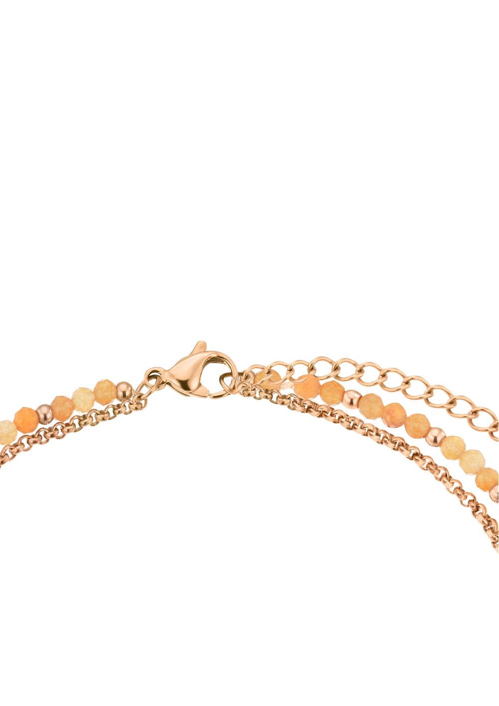S.Oliver Rosé-Fußkettchen Mit Schmuckperlen