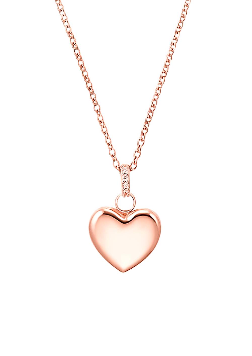 S.Oliver Rosévergoldete Herzkette