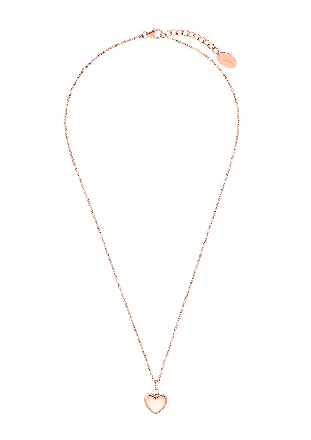 S.Oliver Rosévergoldete Herzkette