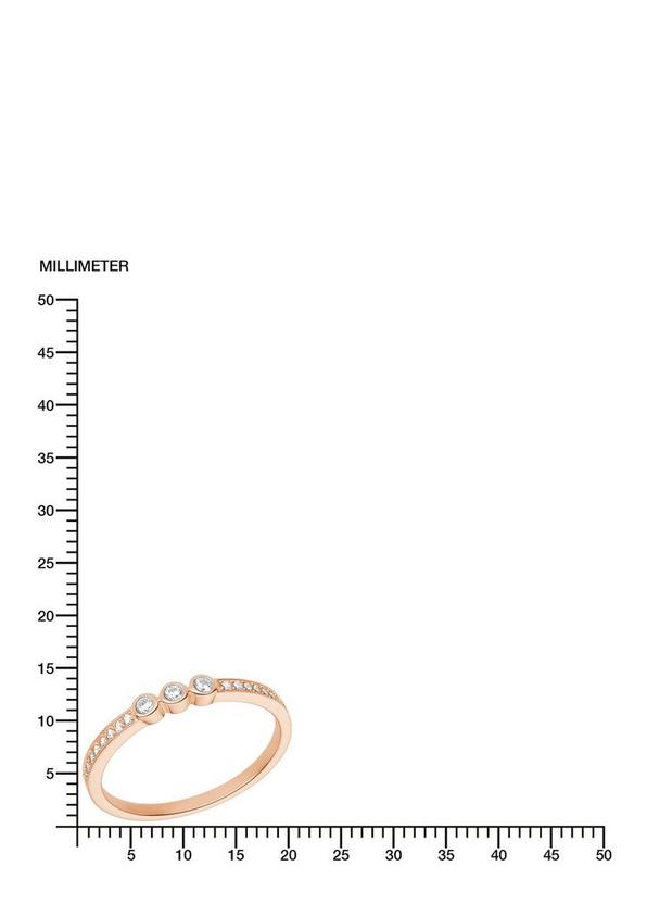 S.Oliver Rosévergoldeter Ring Mit Zirkonia