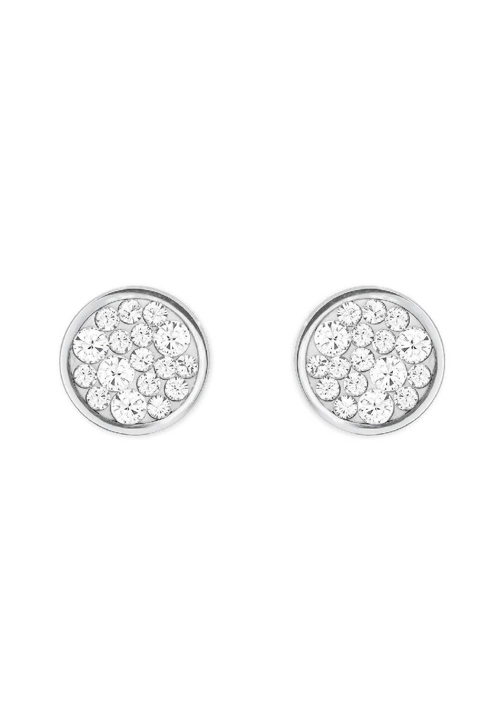 S.Oliver Runde Ohrringe Mit Kristallen