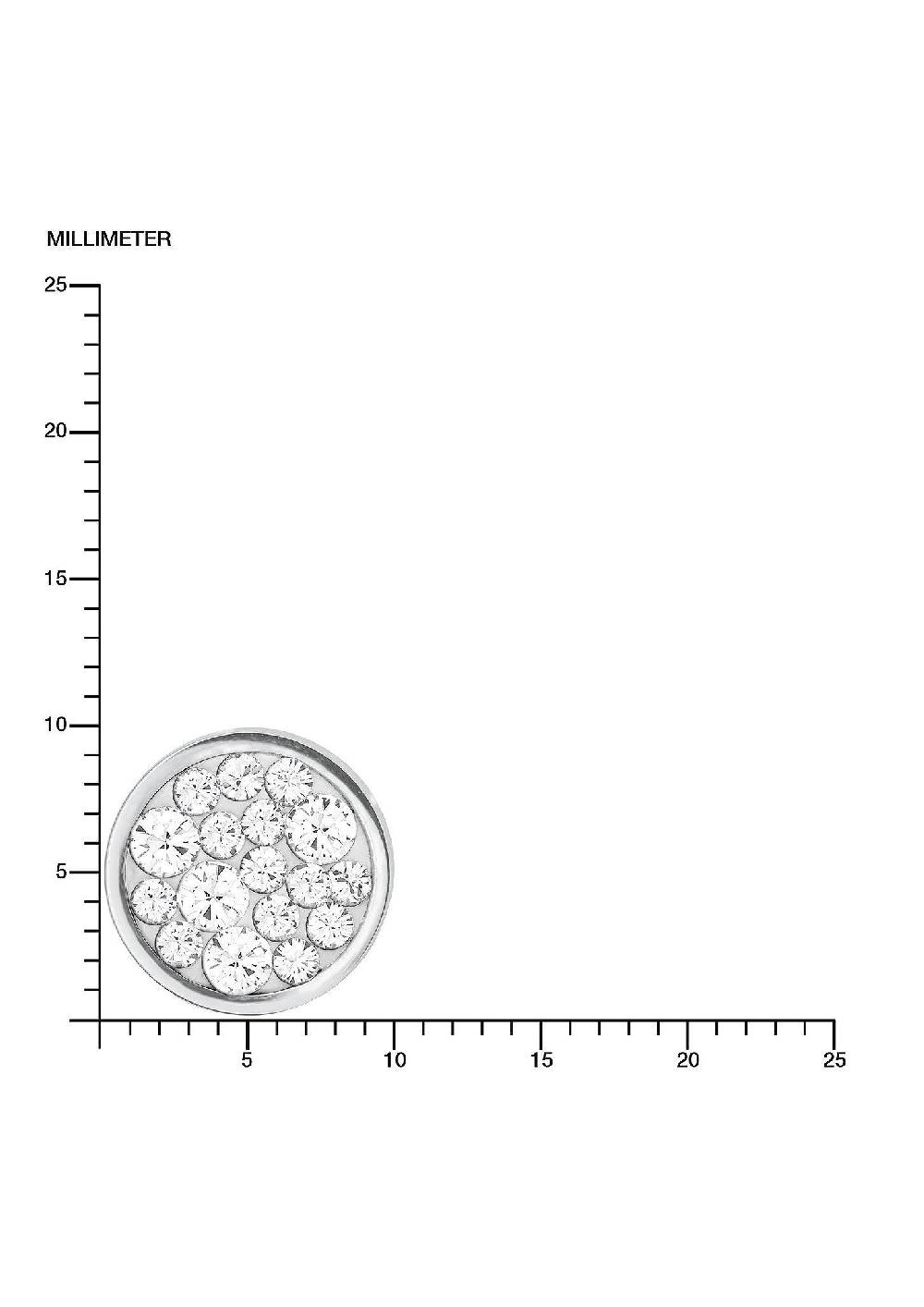 S.Oliver Runde Ohrringe Mit Kristallen