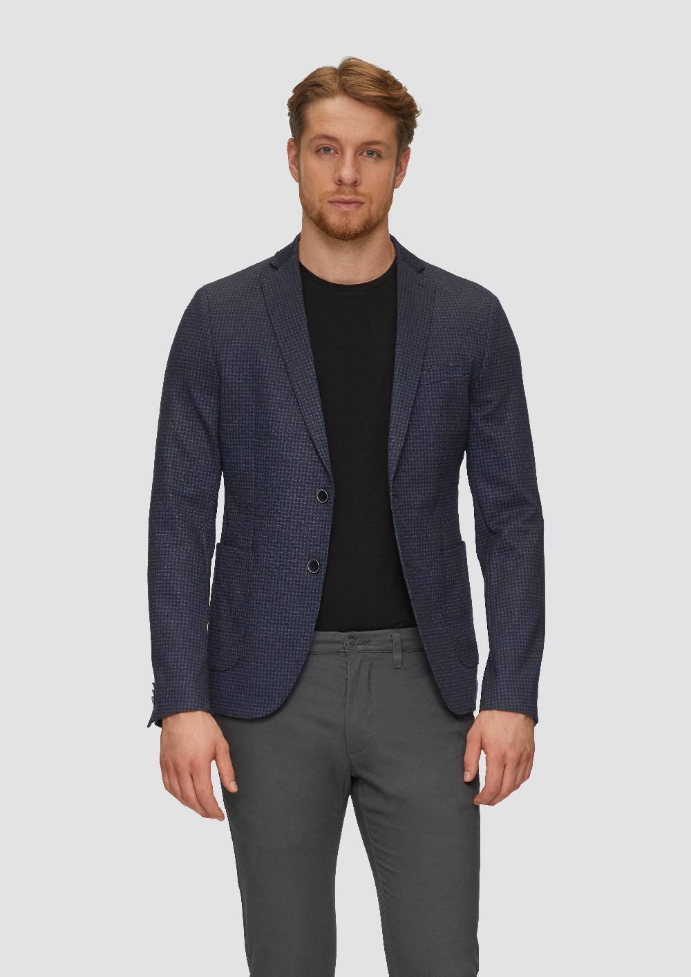 S.Oliver S.O JOGG: Sakko Mit Hahnentrittmuster