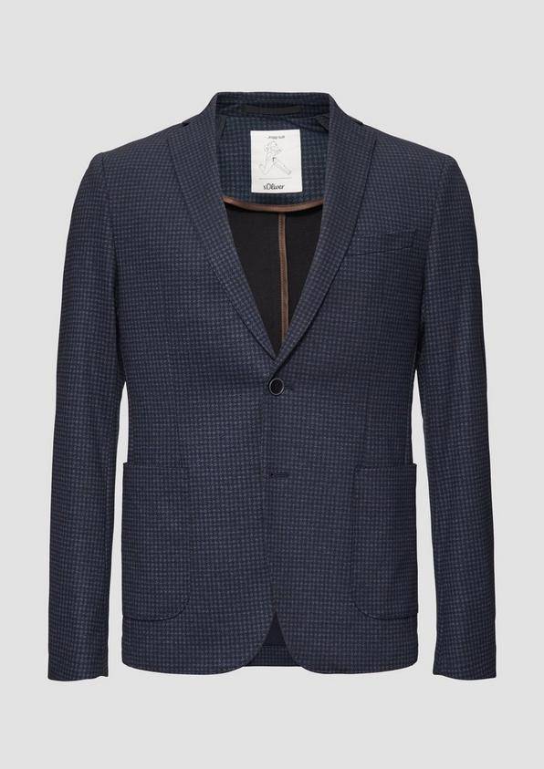 S.Oliver S.O JOGG: Sakko Mit Hahnentrittmuster