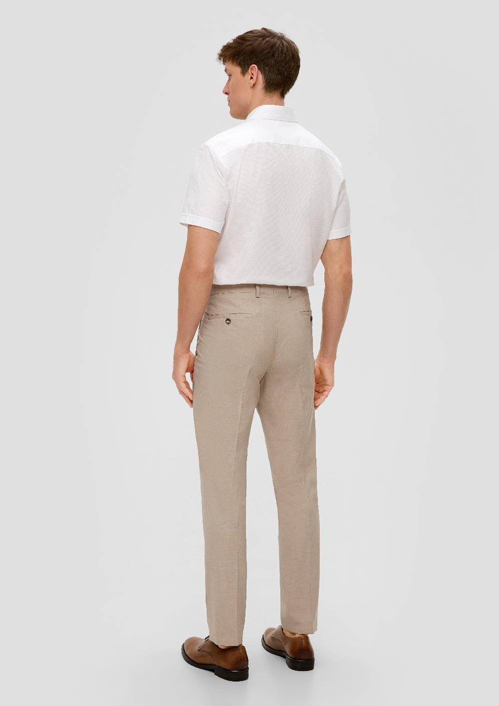 S.Oliver S.O PURE: Anzughose Mit Feiner Webstruktur