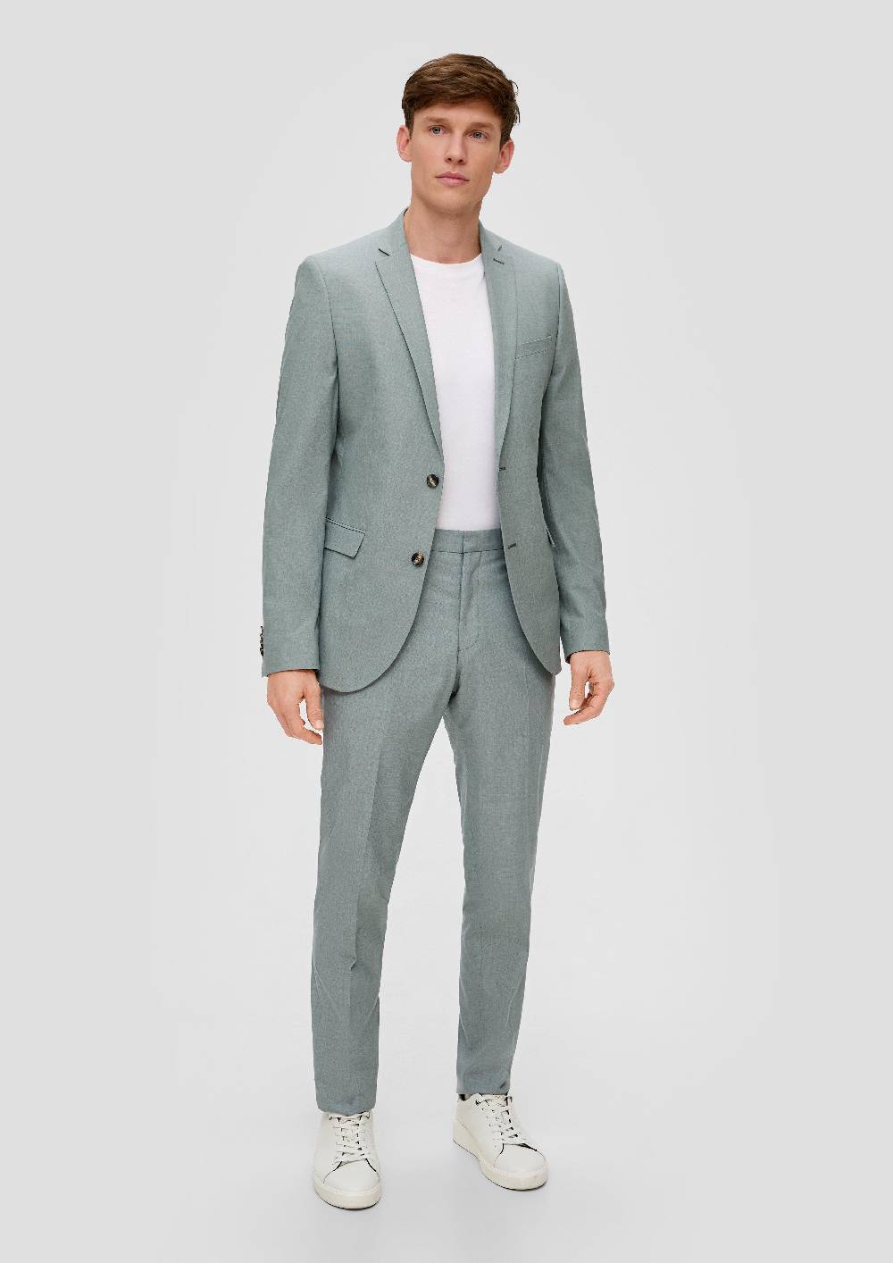 S.Oliver S.O PURE: Anzughose Mit Feiner Webstruktur