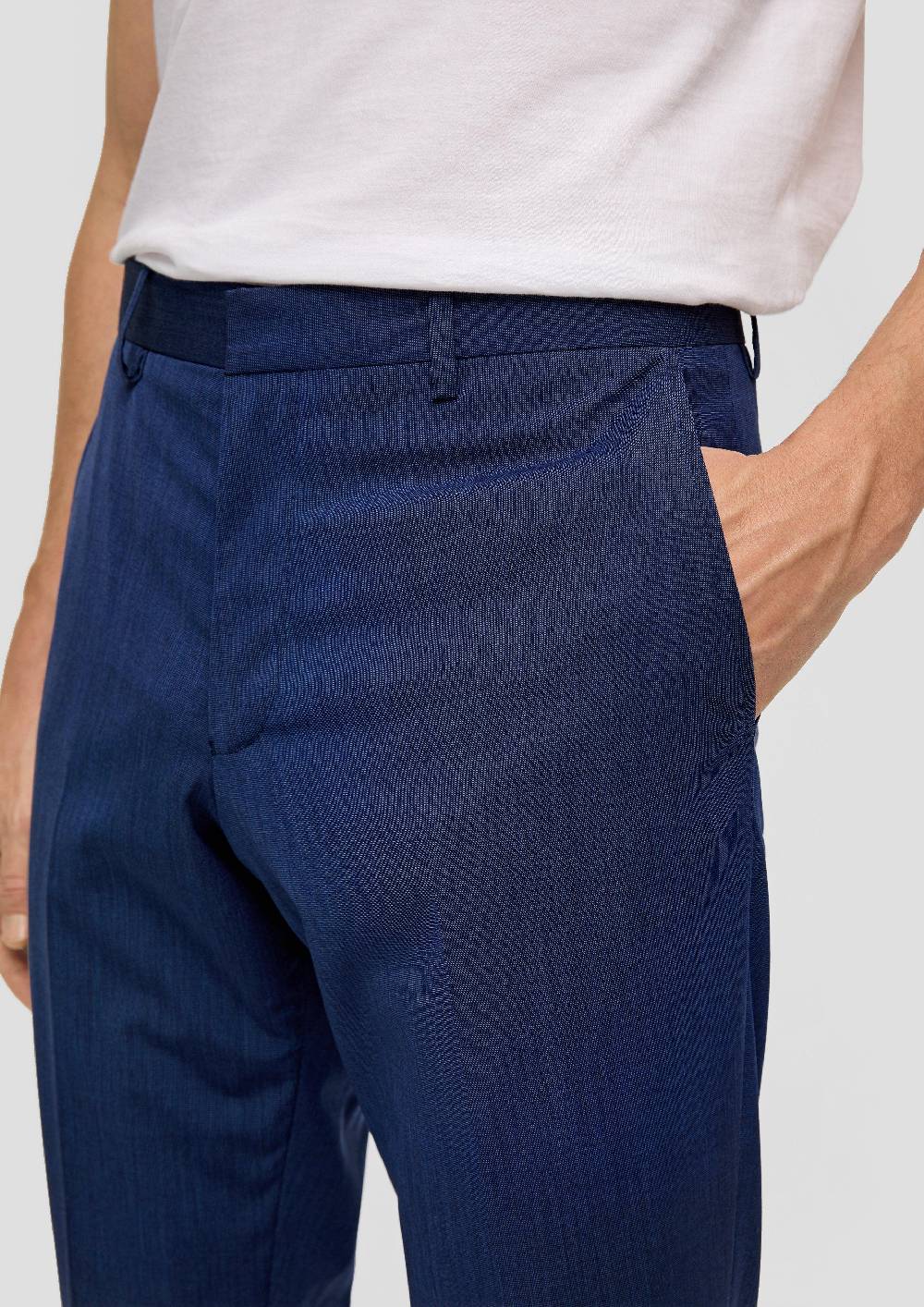 S.Oliver S.O PURE: Anzughose Mit Feiner Webstruktur