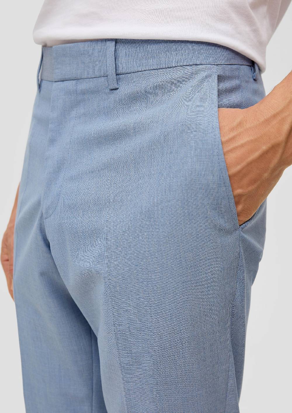 S.Oliver S.O PURE: Anzughose Mit Feiner Webstruktur