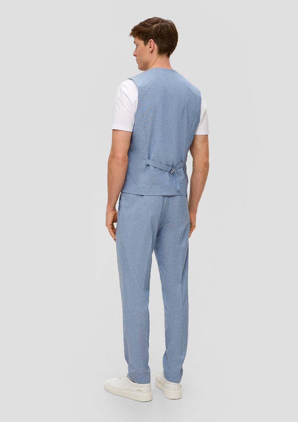 S.Oliver S.O PURE: Anzughose Mit Feiner Webstruktur