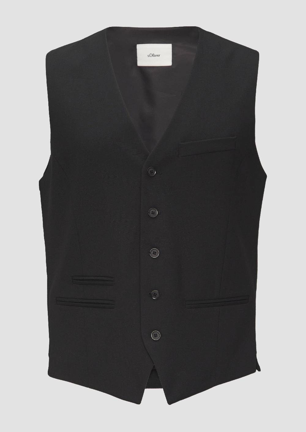 S.Oliver S.O PURE: Anzugweste Aus Viskosestretch