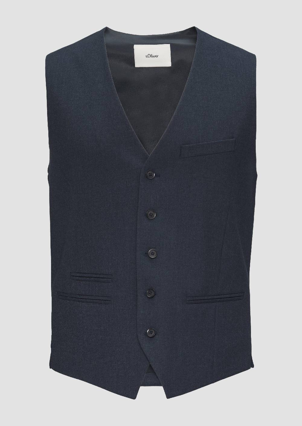 S.Oliver S.O PURE: Anzugweste Aus Viskosestretch