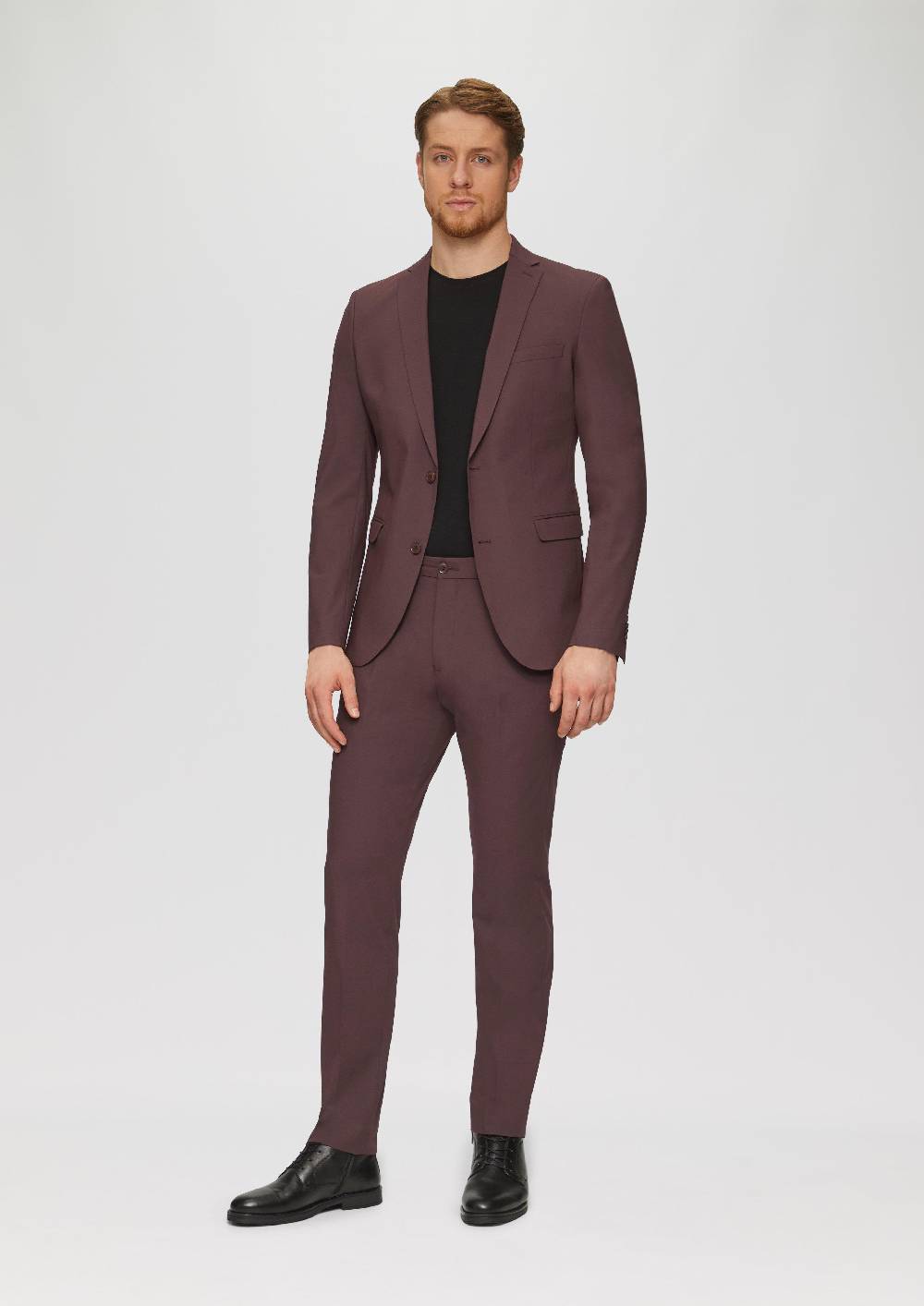 S.Oliver S.O PURE: Elastische Hose In Woll-Optik