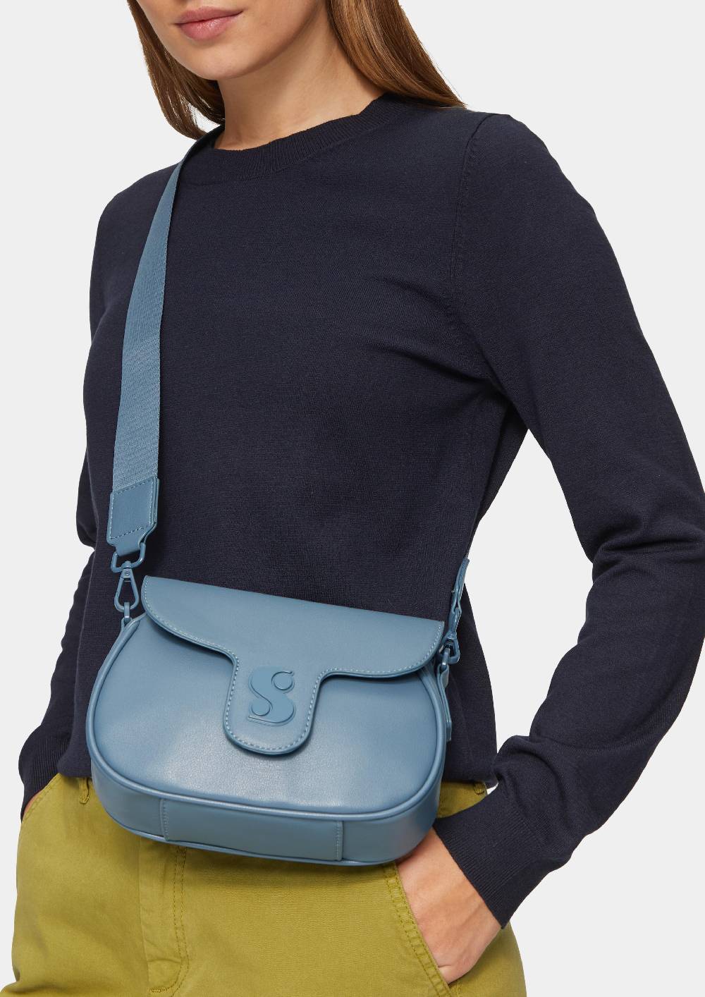 S.Oliver Saddle-Bag Aus Lederimitat