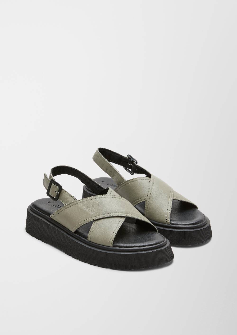 S.Oliver Sandalen Aus Echtleder