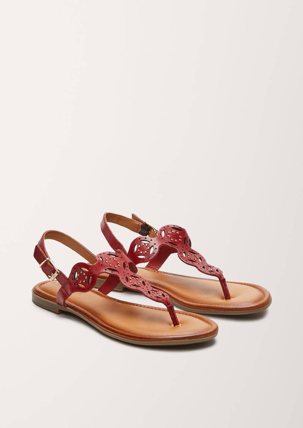 S.Oliver Sandalen Aus Leder