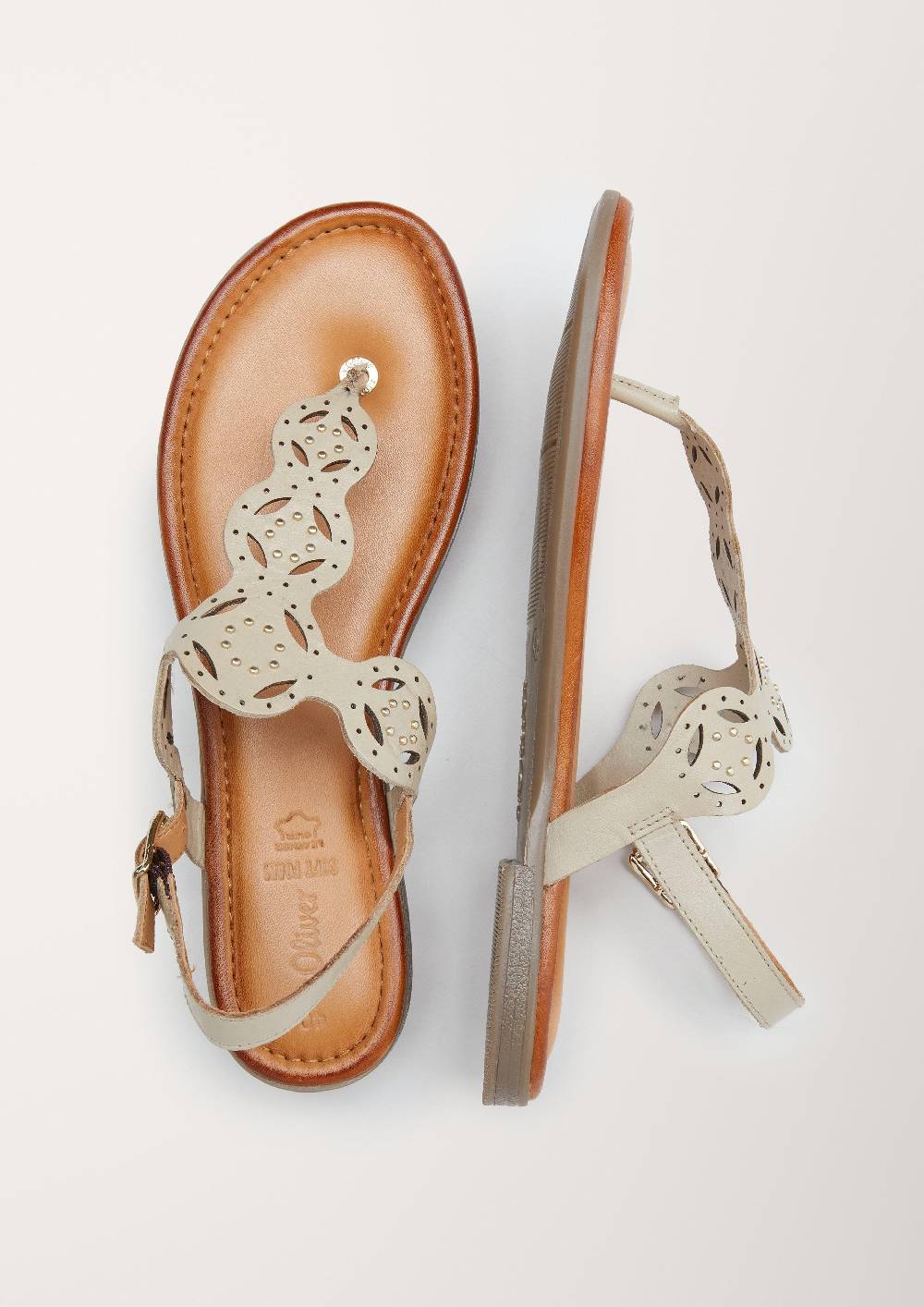 S.Oliver Sandalen Aus Leder