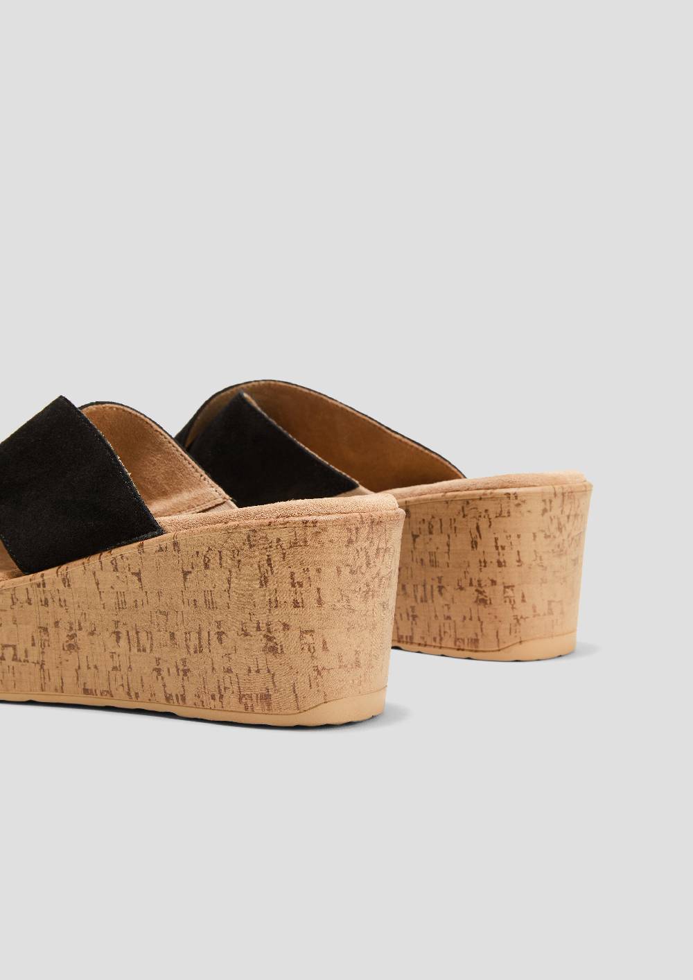 S.Oliver Sandalen Aus Leder Mit Keilabsatz