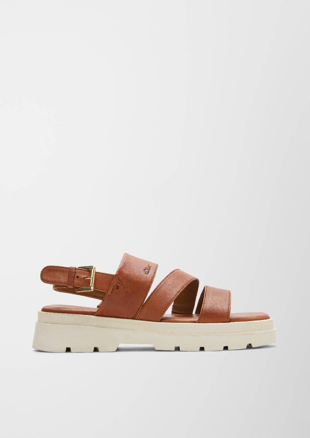 S.Oliver Sandalen Aus Schafsleder