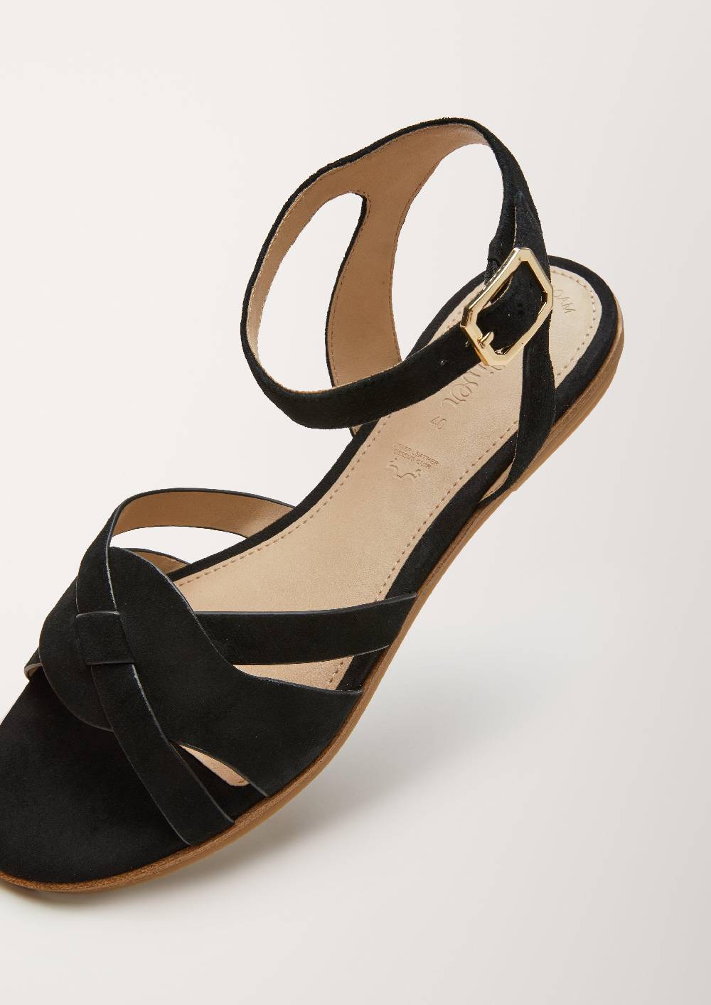 S.Oliver Sandalen Aus Veloursleder