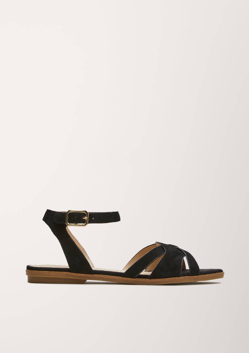 S.Oliver Sandalen Aus Veloursleder